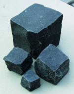 Pflaster Basalt schwarz 4/6 cm